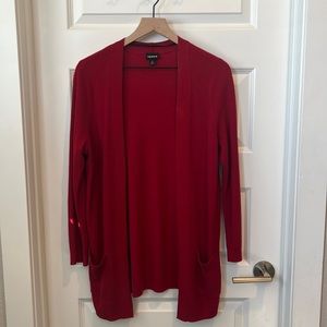 Torrid red cardigan size 0